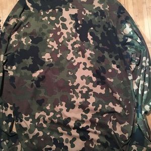 Adidas button down shirt